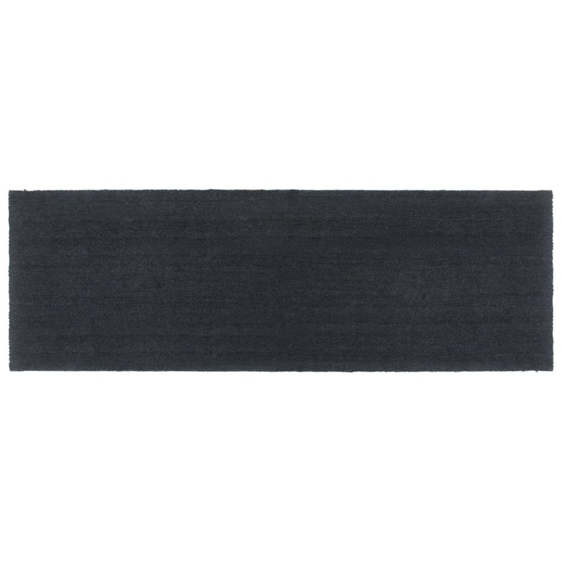 Door Mat Dark Grey 100x300 cm Tufted Coir