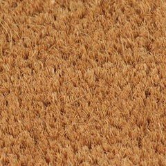 vidaXL Door Mat Natural Half Round 60x90 cm Tufted Coir 3