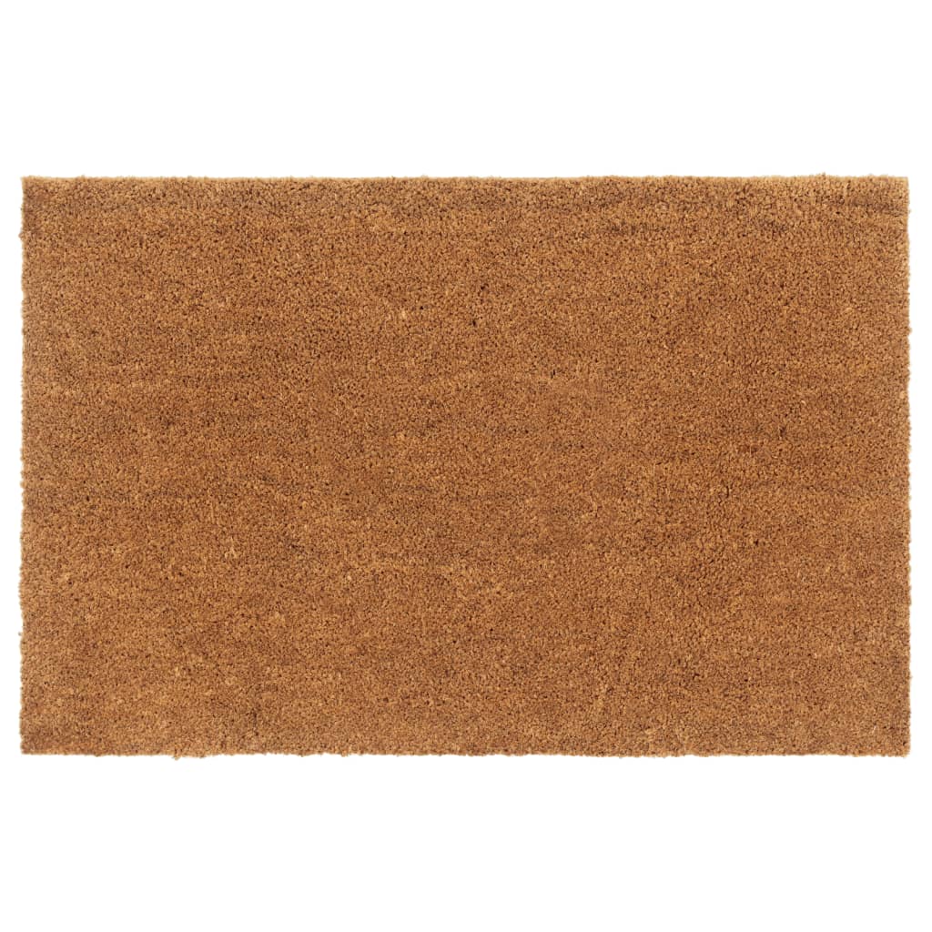 vidaXL Door Mat Natural 65x100 cm Tufted Coir 1