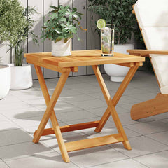 vidaXL Folding Garden Table 50x50x50 cm Solid Wood Acacia 1
