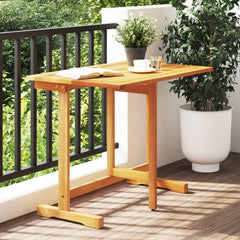 Folding Balcony Table 90x60x72 cm Solid Wood Acacia Rectangular