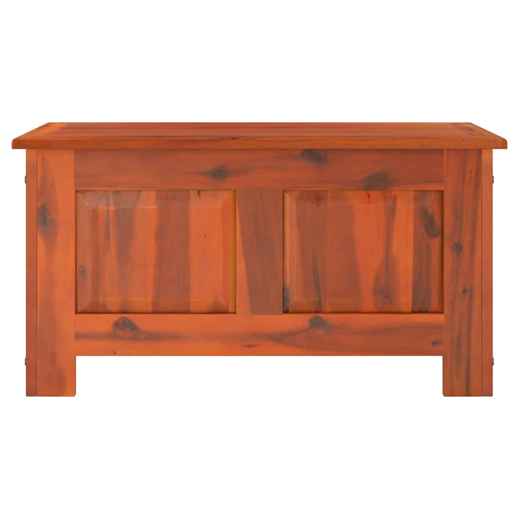 Storage Chest with Lid Solid Wood Acacia Brown 70 cm 37 cm 35 cm