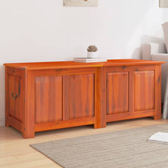Storage Chest with Lid Solid Wood Acacia Brown 150 cm 57 cm 55 cm