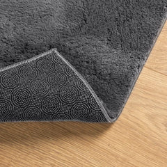 vidaXL Rug HUARTE Short Pile Soft and Washable Anthracite 80x150 cm 5