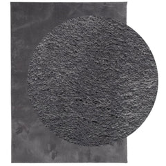 vidaXL Rug HUARTE Short Pile Soft and Washable Anthracite 140x200 cm 3