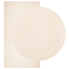 vidaXL Rug HUARTE Short Pile Soft and Washable Beige 80x150 cm 3