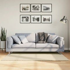 vidaXL Rug HUARTE Short Pile Soft and Washable Cream 80x150 cm 1