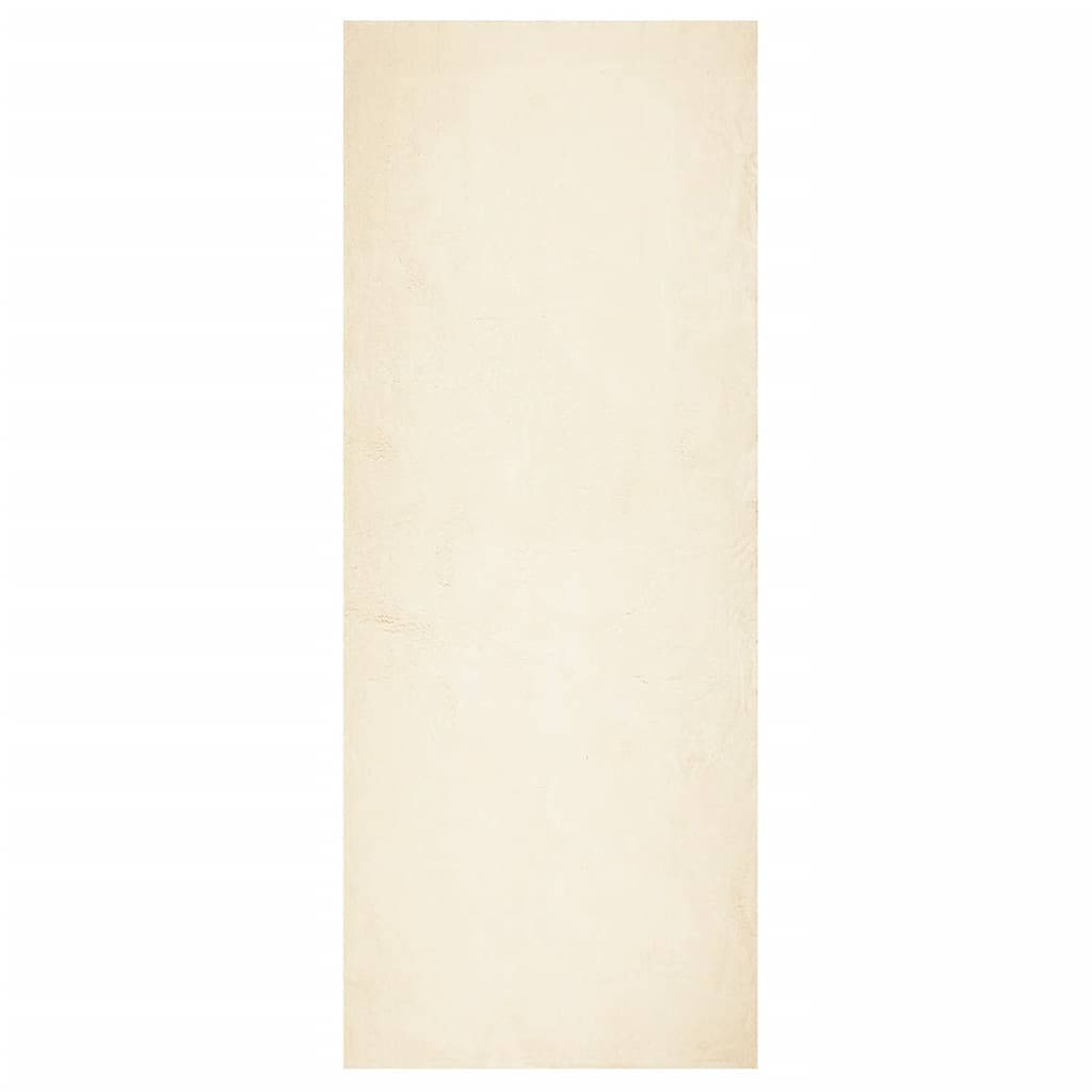 vidaXL Rug HUARTE Short Pile Soft and Washable Cream 80x200 cm 2