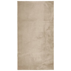 vidaXL Rug HUARTE Short Pile Soft and Washable Sand 80x150 cm 2