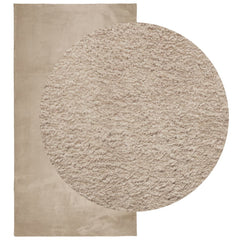 vidaXL Rug HUARTE Short Pile Soft and Washable Sand 80x150 cm 3