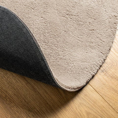 vidaXL Rug HUARTE Short Pile Soft and Washable Sand Ø 120 cm 5