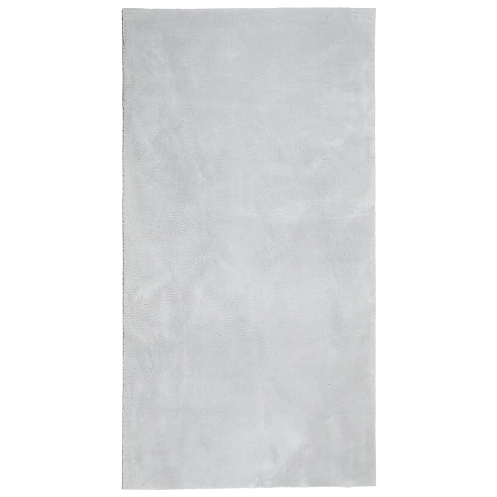 vidaXL Rug HUARTE Short Pile Soft and Washable Grey 80x150 cm 2