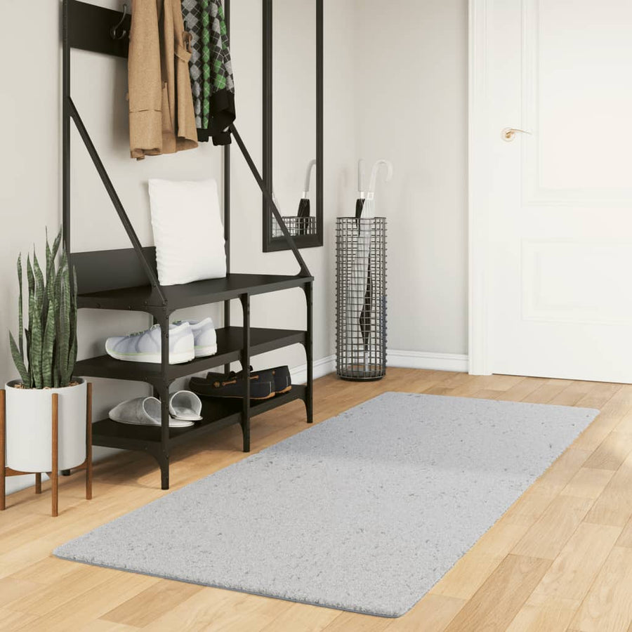 vidaXL Rug HUARTE Short Pile Soft and Washable Grey 80x200 cm 1