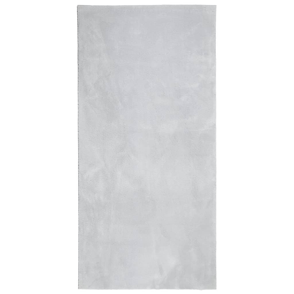 vidaXL Rug HUARTE Short Pile Soft and Washable Grey 100x200 cm 2