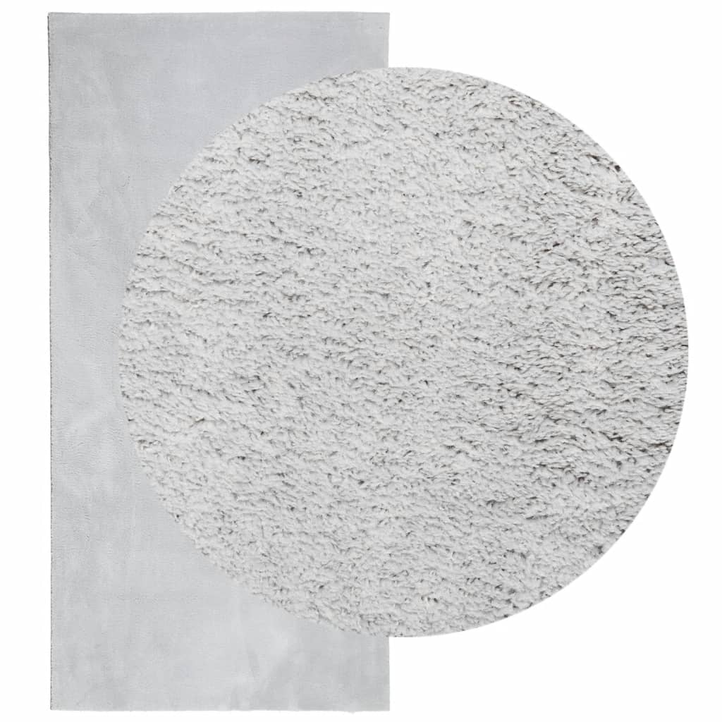 vidaXL Rug HUARTE Short Pile Soft and Washable Grey 100x200 cm 3