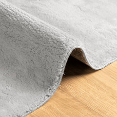 vidaXL Rug HUARTE Short Pile Soft and Washable Grey 160x160 cm 6