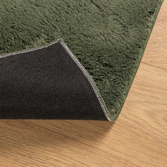 vidaXL Rug HUARTE Short Pile Soft and Washable Forest Green 80x150 cm 5
