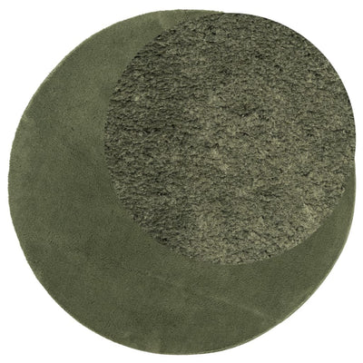 Rug HUARTE Short Pile Soft and Washable Forest Green Ø 120 cm