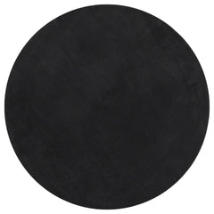 vidaXL Rug HUARTE Short Pile Soft and Washable Black Ø 120 cm 2