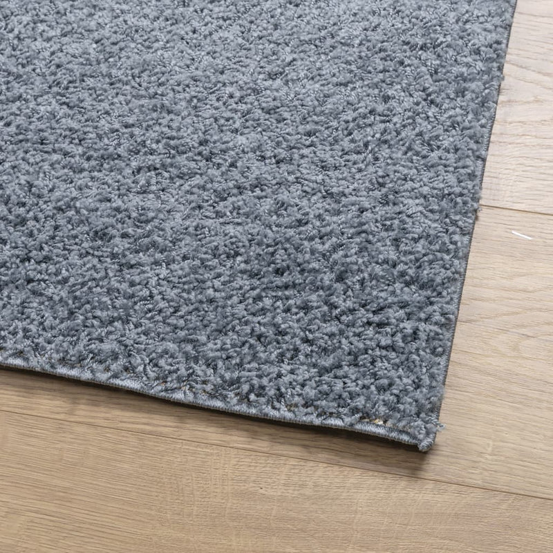 Shaggy Rug High Pile Modern Blue 300x400 cm