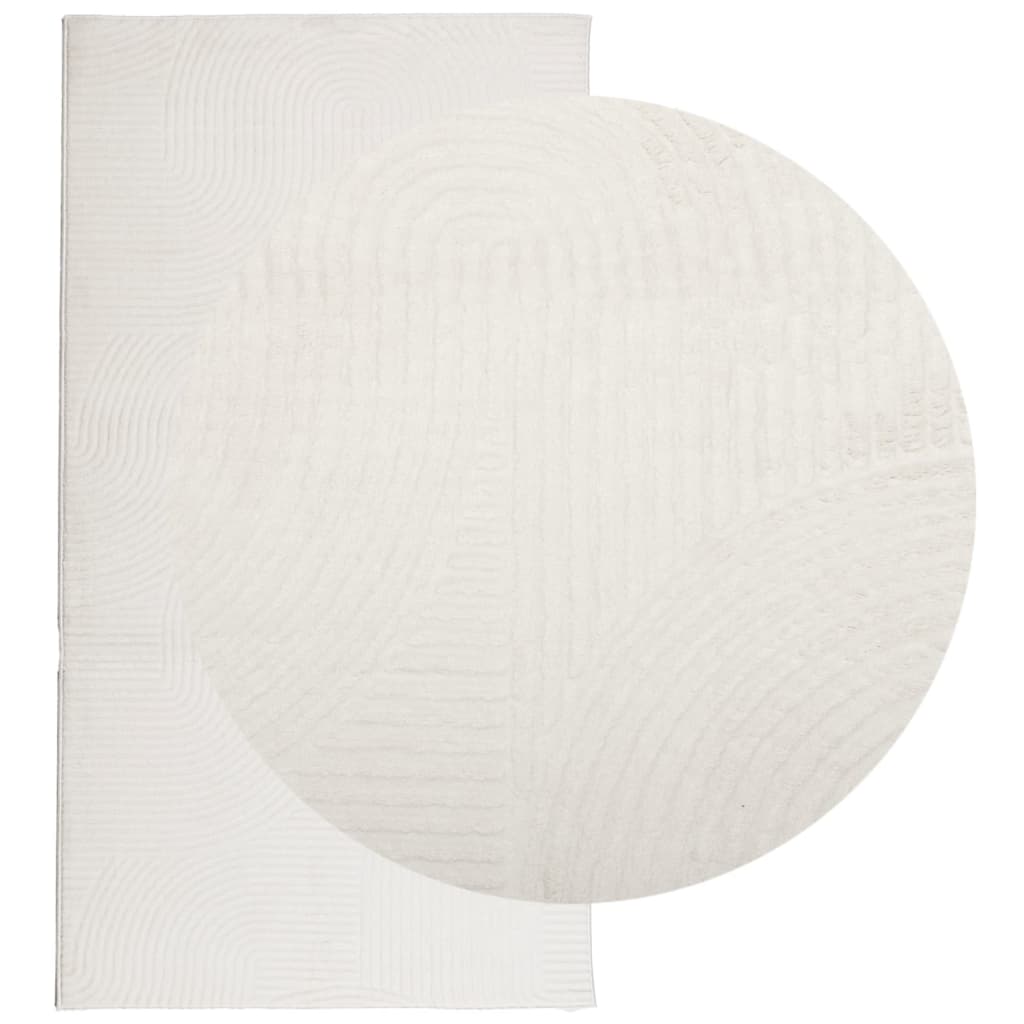 vidaXL Rug IZA Short Pile Scandinavian Look Cream 80x150 cm 3