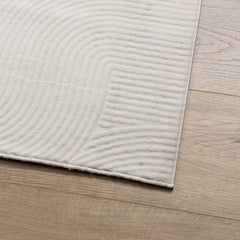 vidaXL Rug IZA Short Pile Scandinavian Look Cream 140x200 cm 4