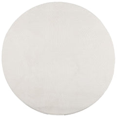 vidaXL Rug IZA Short Pile Scandinavian Look Cream Ø 120 cm 2