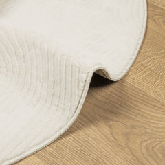 vidaXL Rug IZA Short Pile Scandinavian Look Cream Ø 120 cm 6