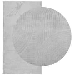 vidaXL Rug IZA Short Pile Scandinavian Look Grey 80x150 cm 3