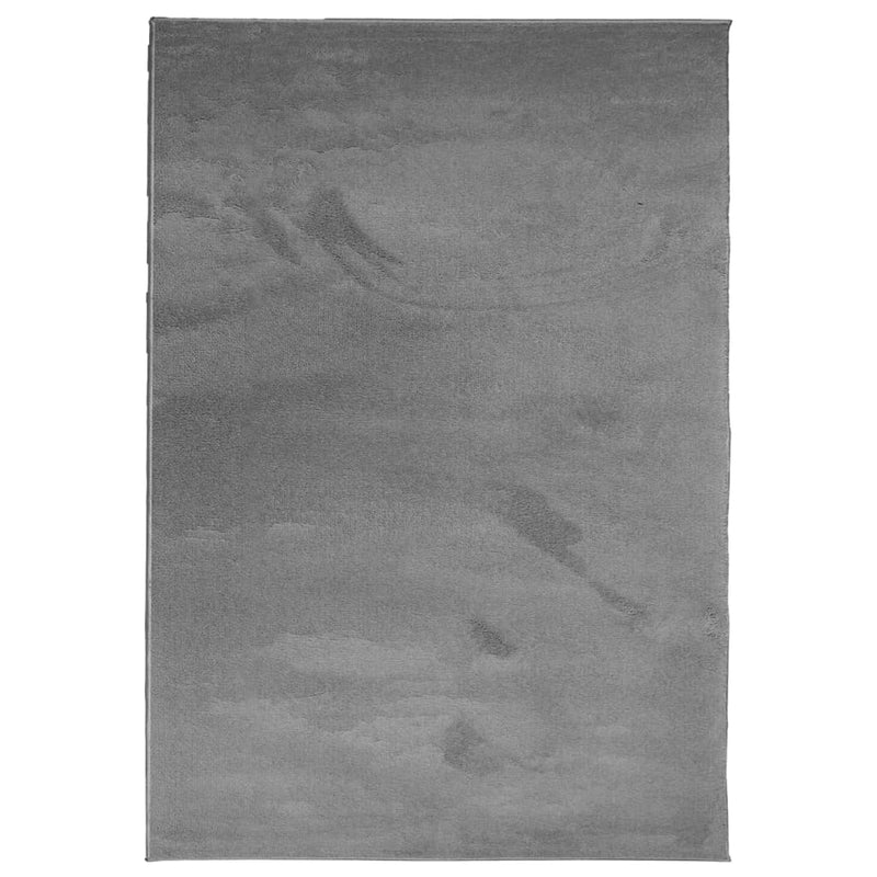 Rug OVIEDO Short Pile Anthracite 160x230 cm