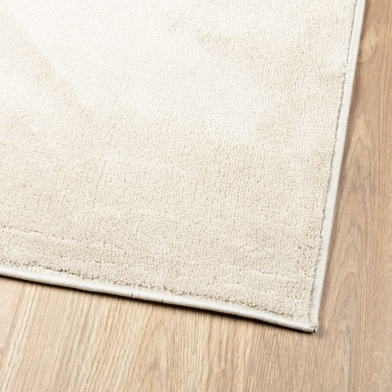 Rug OVIEDO Short Pile Beige 100x200 cm