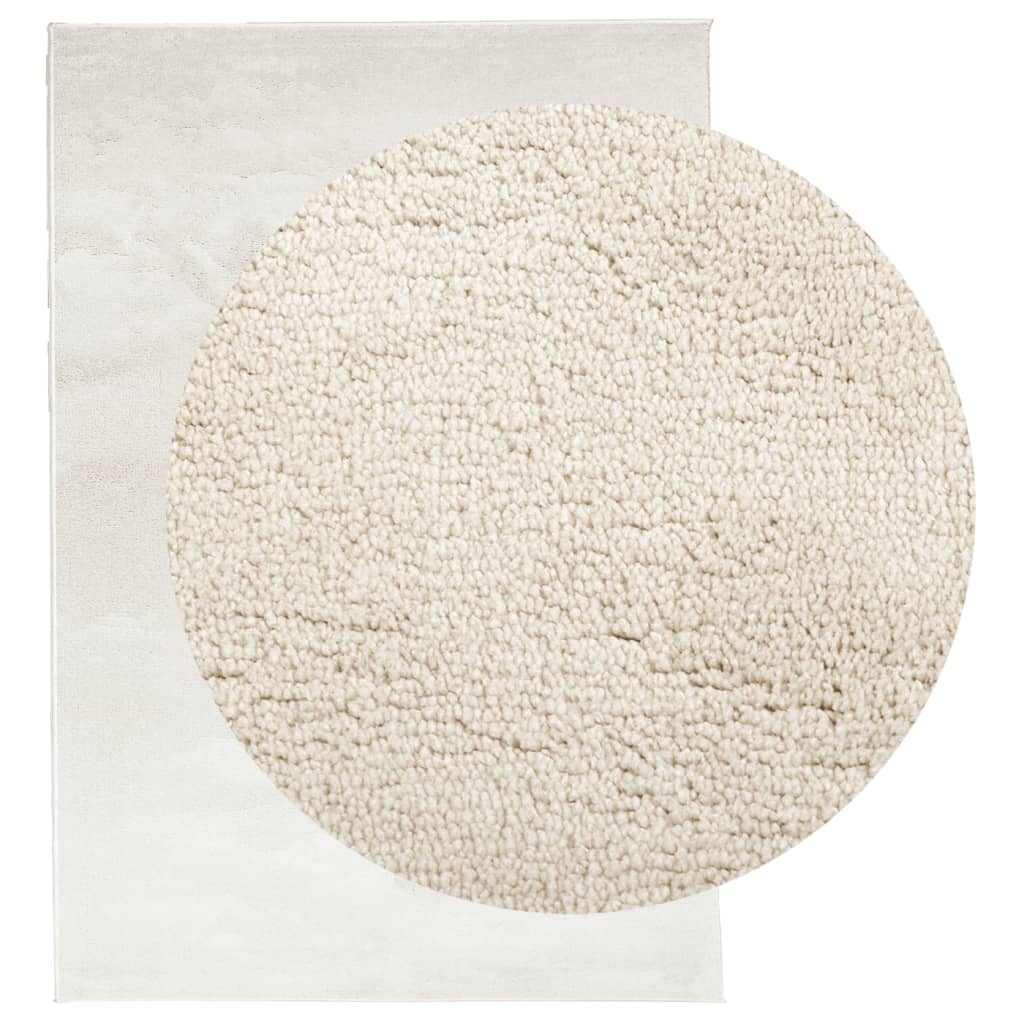 Rug OVIEDO Short Pile Beige 60 x 110–Ø 200 cm 160 x 230 cm