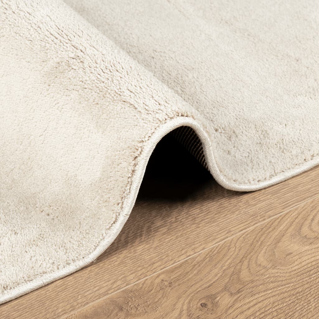 vidaXL Rug OVIEDO Short Pile Beige 160x230 cm 6