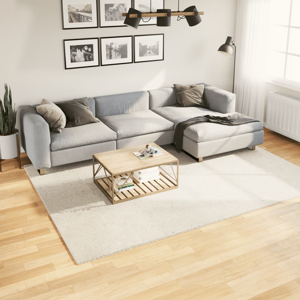 vidaXL Rug OVIEDO Short Pile Beige