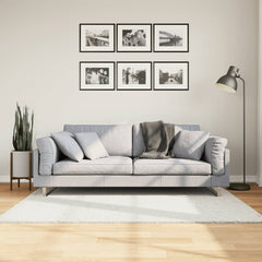 vidaXL Rug OVIEDO Short Pile Cream 120x120 cm 1