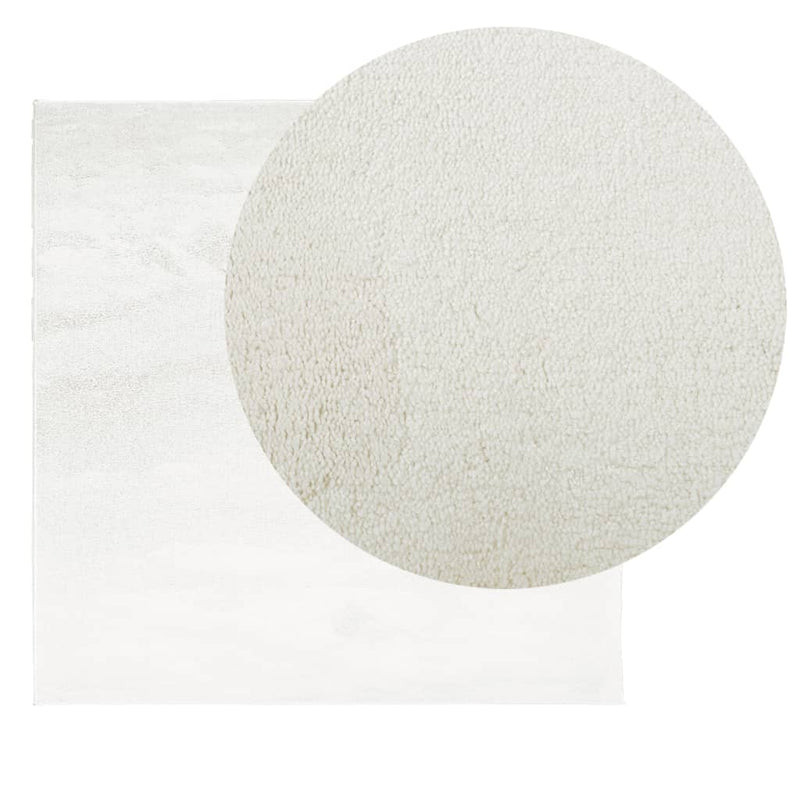 Rug OVIEDO Short Pile Cream 200x200 cm