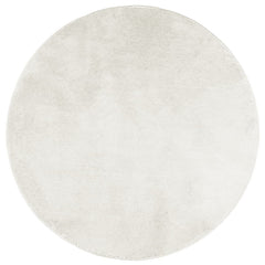 vidaXL Rug OVIEDO Short Pile Cream Ø 160 cm 2