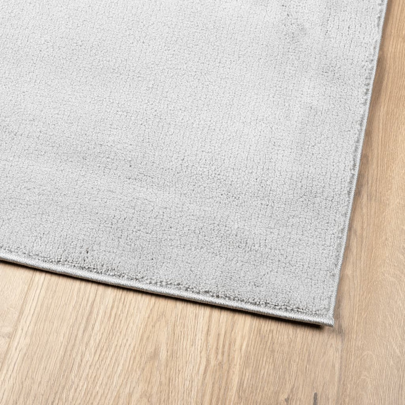 Rug OVIEDO Short Pile Grey 80x250 cm