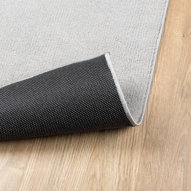 Rug OVIEDO Short Pile Grey 80x250 cm