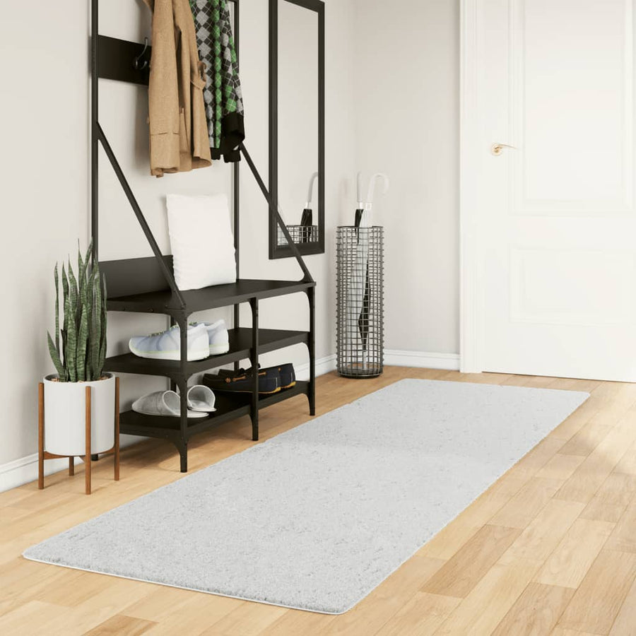 vidaXL Rug OVIEDO Short Pile Grey 80x250 cm 1