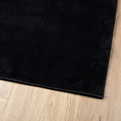 Rug OVIEDO Short Pile Black 120x170 cm