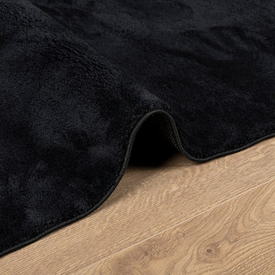 Rug OVIEDO Short Pile Black 120x170 cm