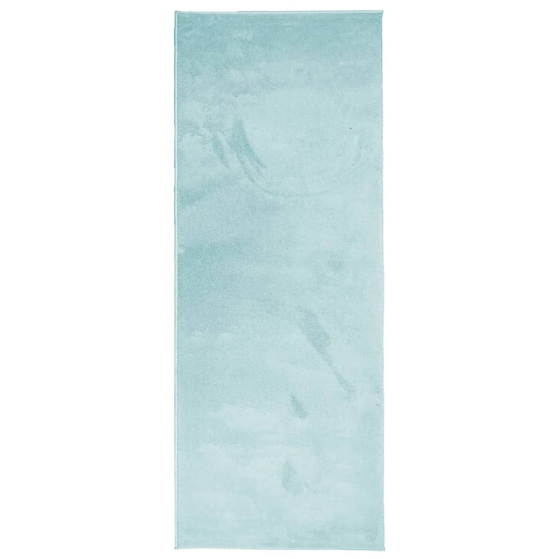 Rug OVIEDO Short Pile Green 80x200 cm