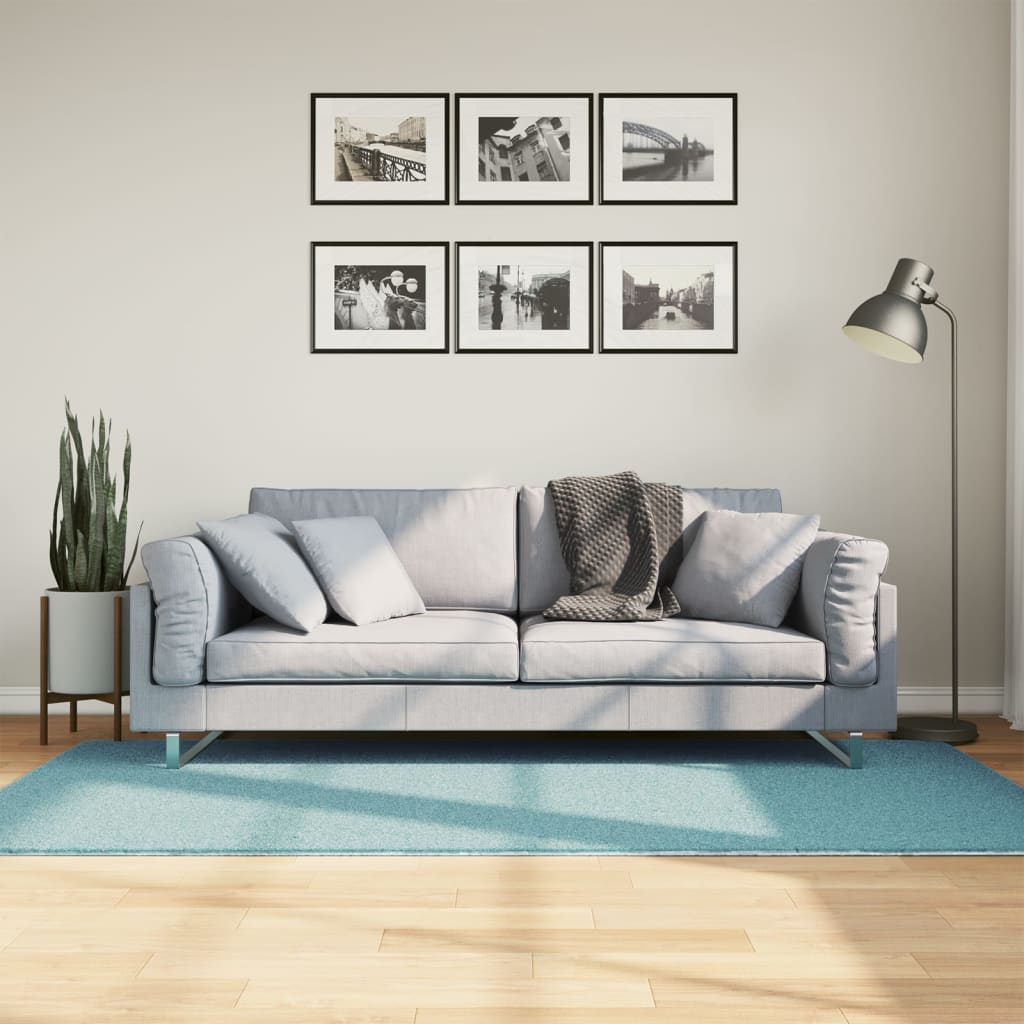 vidaXL Rug OVIEDO Short Pile Green 100x200 cm 1