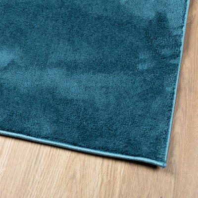 Rug OVIEDO Short Pile Turquoise 80x150 cm