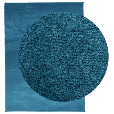 Rug OVIEDO Short Pile Turquoise 240x340 cm