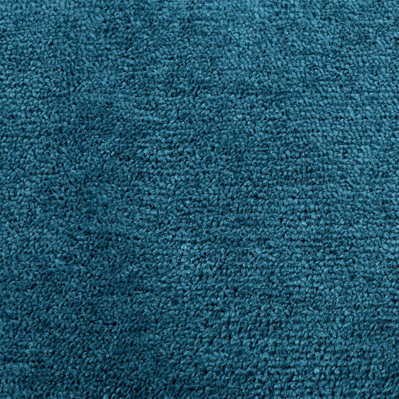 Rug OVIEDO Short Pile Turquoise Ø 200 cm