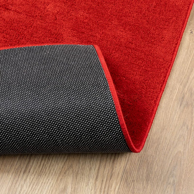 Rug OVIEDO Short Pile Red 80x250 cm