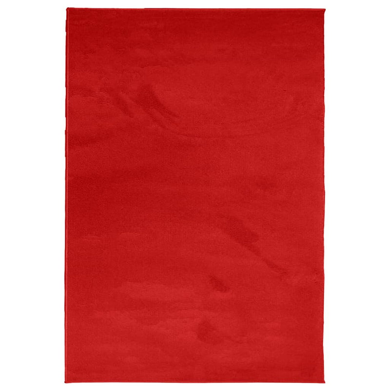 Rug OVIEDO Short Pile Red 120x170 cm