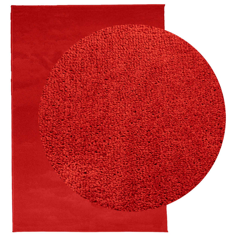 Rug OVIEDO Short Pile Red 120x170 cm